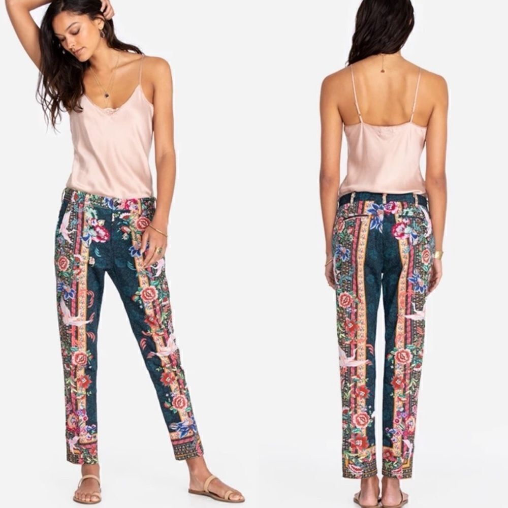 Johnny Was Aria Skies Multicolor Skinny Jeans Size 6
